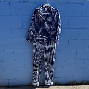 Osei Duro Navy Shibori Jumpsuit in Scratch That